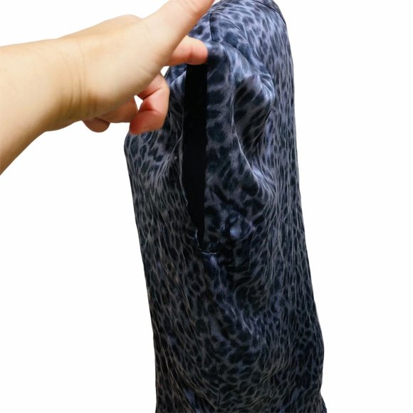 Joie Small Joann C Animal Print Silk Blouse - Picture 3 of 8